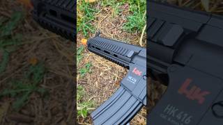 Hk416 vs pumpkin airsoft [upl. by Tolecnal200]