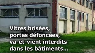 Les anciens ateliers bois du lycée Diderot régulièrement visités et saccagés à Romillysur [upl. by Morrell]