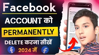 Facebook Account Delete Kaise kare  FB Id Delete kaise kareHow to Delete Facebook Account [upl. by Yeneffit]