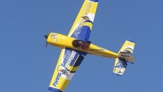 Aeroworks 30cc Extra 260 at AAM Airshow 2013 [upl. by Aihsatan]