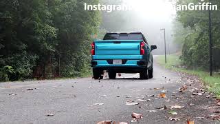 2019 Silverado RST Muffler Delete Revs Cold start [upl. by Lorrac876]