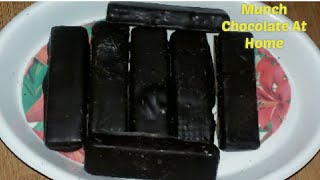 How To Make Kit Kat  Munch Chocolate At Home  Only 2 Ingredients [upl. by Alemrac408]