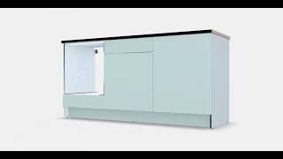 KNOXHULT Base cabinet with doors and drawer 1  3DArt  Store [upl. by Eural]