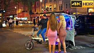 London Walk at 3 am 💃🕺What happens after party😉London West End nightlife 4K HDR [upl. by Olrac]