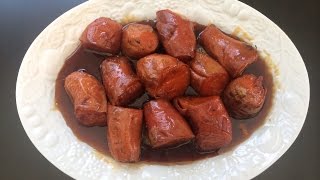 Camote Enmielado Candied Yams How To [upl. by Sikram]