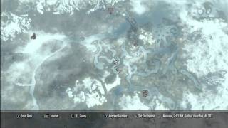 Skyrim The Apprentice Stone Location HD 1080p [upl. by Esorrebma]