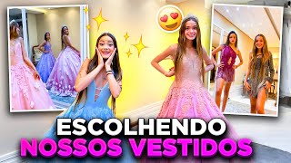 ESCOLHENDO O VESTIDO DA FESTA DE 15 ANOS [upl. by Jolee44]