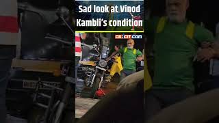 Vinod Kambli Viral Video Vinod Kambli cant even walk  needs help to be lifted ytshots [upl. by Sihtam]