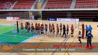 Volleybal Dames 1e Divisie A Rensa Family Orion D1  BBQ Time Tjoba D1 20012024 [upl. by Elder153]