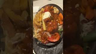 Sizzler at Fountain Sizzlers Restaurant in Mumbai India [upl. by Cloris]