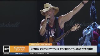 Kenny Chesney tour coming to ATampT Stadium [upl. by Waldo167]