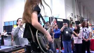 Jack Ripper at NAMM 2009 for Washburn Guitars [upl. by Atilem]