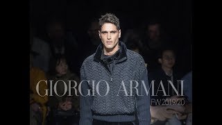 Fabio Mancini for Giorgio Armani Fall Winter 2019 2020  Armani Silos event [upl. by Gleda111]