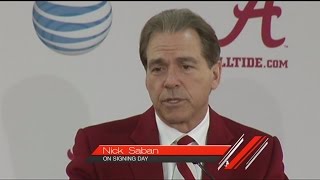 National signing day Alabama gets top recruiting class [upl. by Tripp265]