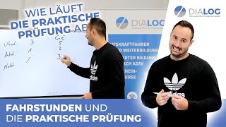 Was muss ich zur Praxisprüfung und zu den Fahrstunden wissen LKW  DIALOG BZ [upl. by Salvucci481]