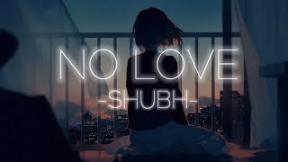 NO LOVE  SHUBH  💔 LOFI  SLOWED X REVERB  CLOUDY LIFELY [upl. by Swords912]