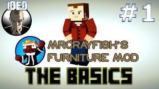 Mr Crayfishs Furniture Mod Tutorial  The Basics  Minecraft Mod [upl. by Niro]