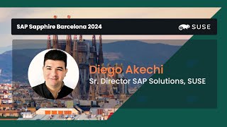 SAP Sapphire Barcelona 2024  Interview with Diego Akechi [upl. by Edroi]