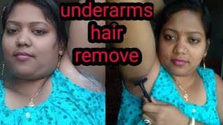 Underarms hair remove underarms clean underarms saving [upl. by Gizela]