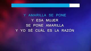 Amarilla se Pone  Orquesta Zaperoko  Karaoke HD [upl. by Jung151]