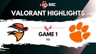 OSU LOOKING FOR THE UPSET  Oklahoma State vs Clemson  Valorant Highlights  SEC Game 1 [upl. by Pich141]