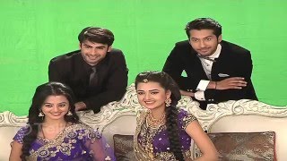 Swara Sanskar Laksh and Ragini on the sets of Swaragini PHOTOSHOOT [upl. by Ruyle]