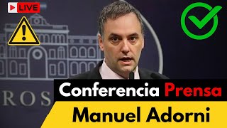 🔴DIFERIDO  MANUEL ADORNI Rueda de PRENSA con el Vocero del Presidente JAVIER MILEI [upl. by Inalej]