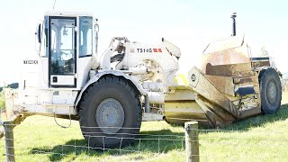 2001 Terex TS14 G Motor Scraper  Linton Contracting at Southern Field Days in Waimumu [upl. by Yelserp902]