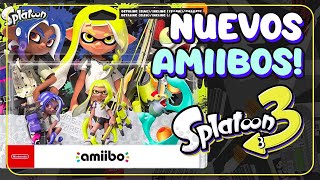 LOS NUEVOS AMIIBOS SPLATOON 3 Y LAS RECOMPENSAS QUE NOS DARÁN [upl. by Ztnahc]