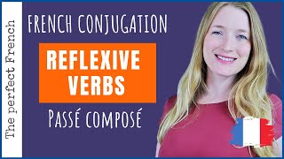 French reflexive verbs  How to conjugate them in Passé Composé  French grammar [upl. by Nace]