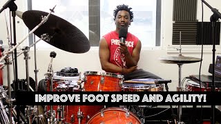 Berklee Grad Teaches 6 Foot Speed Exercises for Drum Set [upl. by Afatsum111]