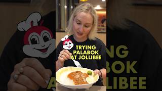 Trying Palabok Fiesta Noodles at Jollibee 🍝 [upl. by Atig]