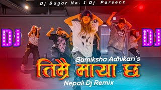 DJ REMIX  Timrai Maya Chha  Samikshya Adhikari song  Nepali lok dohori Song2081djsagarremix [upl. by Chladek]