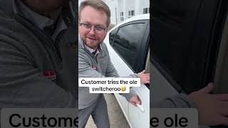 Customer tries the ole switcheroo carsales carsalesman [upl. by Names]