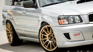 Subaru forester drag race SG5 VS SG9 [upl. by Eelik15]