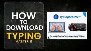 How to Download Typing Master  Improve Your Typing Skills Fast [upl. by Modnar]