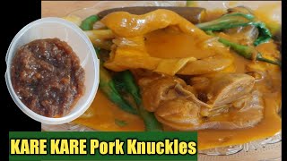 KARE KARE PATA PORK LEG  PORK KNUCKLES [upl. by Aihsemot]