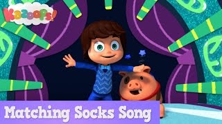 Kazoops  Matching Socks Song [upl. by Nnaeiluj]