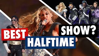 Ranking Every Super Bowl Halftime Show [upl. by Shaper]