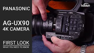 Panasonic AGUX90 4K Camcorder  First Look [upl. by Amaryllis]