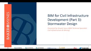 BIM for Civil Infrastructure Development Part 3 Stormwater Design [upl. by Irme]