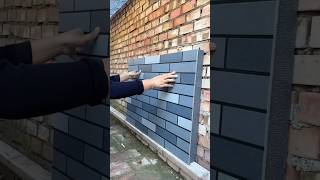 External wall insulation integrated board construction process [upl. by Aerbma]