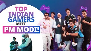 Indias top gamers meet PM Modi  Game On ft NaMo [upl. by Odnalor]