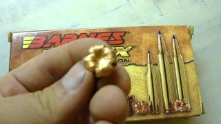 308 Winchester Power PointPower MaxBarnes TTSX Part 2 Bullet Expansion [upl. by Aeli]