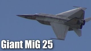 Huge MiG 25 RC jet [upl. by Savory]