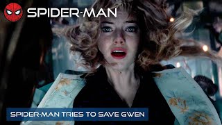 SpiderMan Tries To Save Gwen Stacy  The Amazing SpiderMan 2  With Captions [upl. by Barrow]