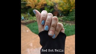 Color Street French Tip Application pt2  Red Hot Nailz [upl. by Laflam]