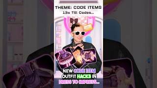 NEW CODE Item OUTFIT HACKS In DRESS TO IMPRESS… 😱👀😍 roblox robloxshorts robloxgames [upl. by Hgielyk522]