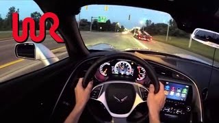 2016 Chevrolet Corvette Stingray Convertible  WR TV POV Night Drive [upl. by Batha]