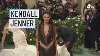 Kendall Jenner arrives at the 2024 Met Gala  NBC New York [upl. by Ailaham744]